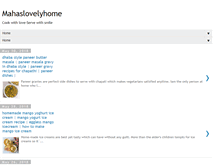 Tablet Screenshot of mahaslovelyhome.com